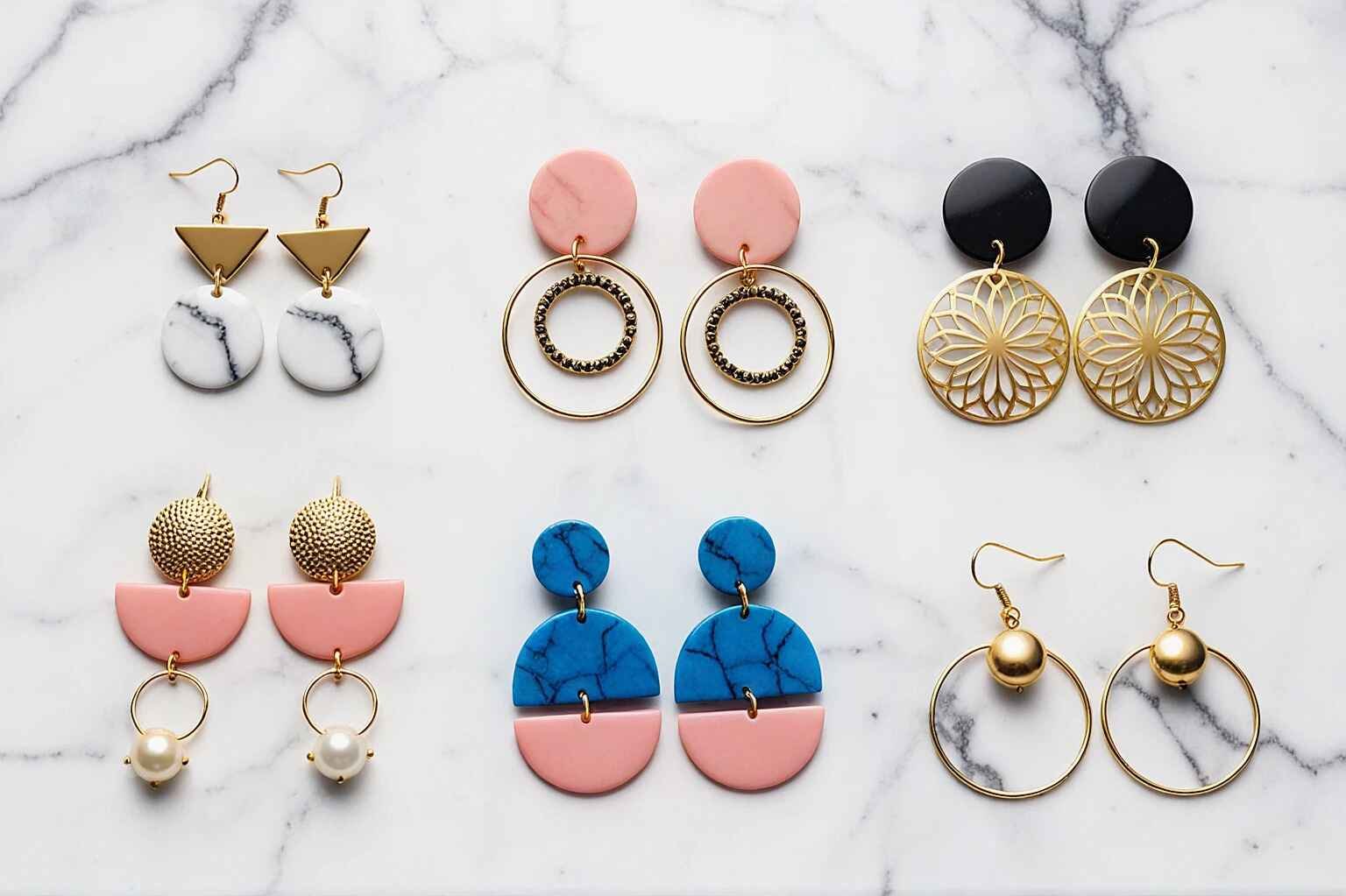 20. Clay Earrings