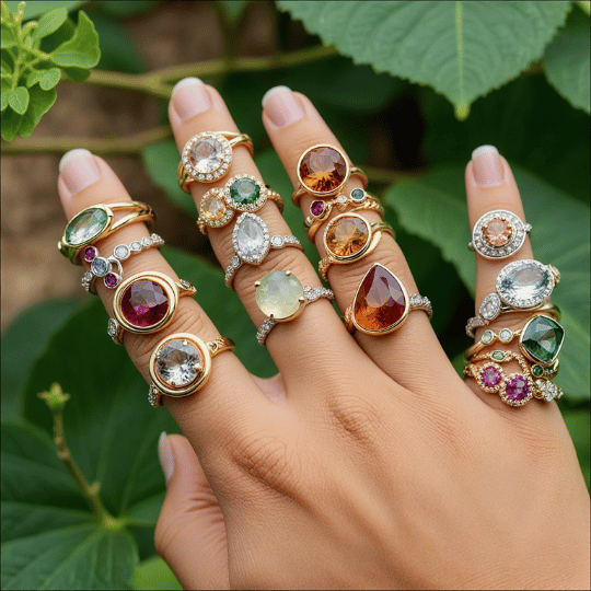 21. Wire-Wrapped Rings
