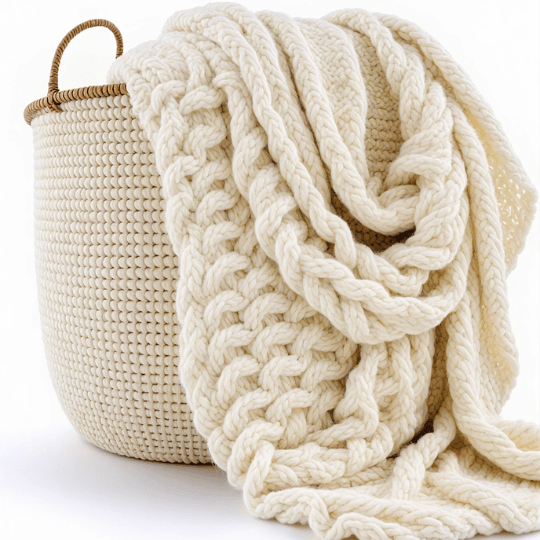 22. Chunky Knit Blankets