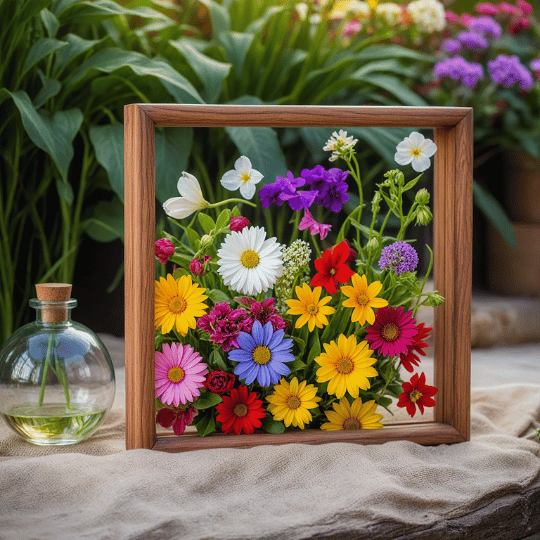 26. Pressed Flower Frames