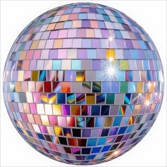 35. Disco Ball Art